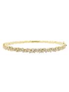 Paul Morelli Confetti Bangle With White Diamonds - Yellow Gold