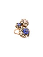 Ylang 23 Diamond, Tanzanite And Morganite Ring