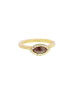 Todd Reed Small Marquis Pink Diamond Solitaire Ring In Yellow Gold