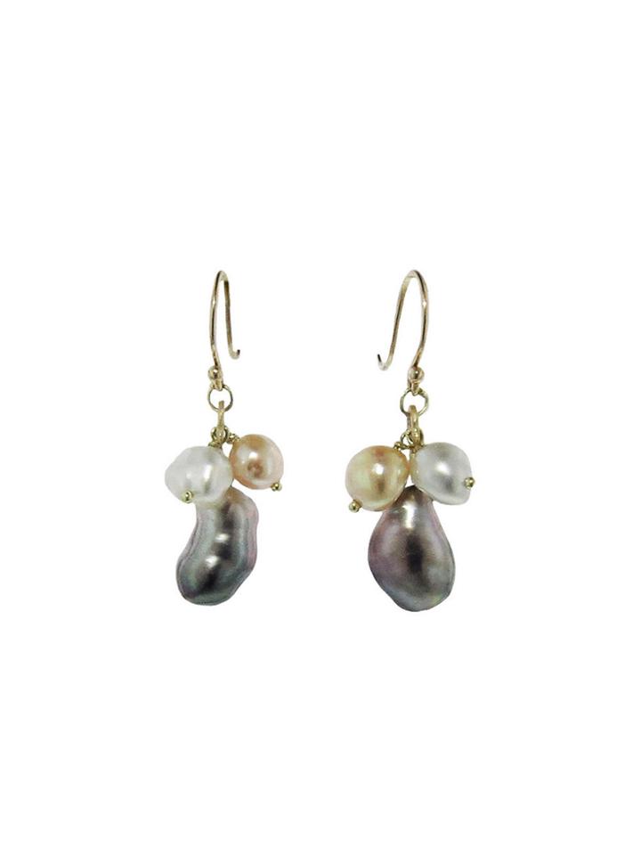 Ten Thousand Things Tahitian Pearl Charm Earrings