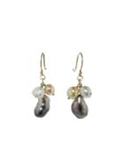 Ten Thousand Things Tahitian Pearl Charm Earrings