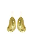 Annette Ferdinandsen Small Abalone Shell Earrings - Yellow Gold