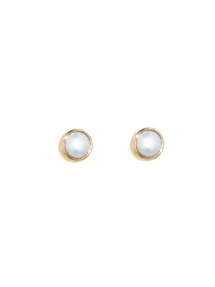 Jamie Joseph Tiny Cultured Pearl Studs