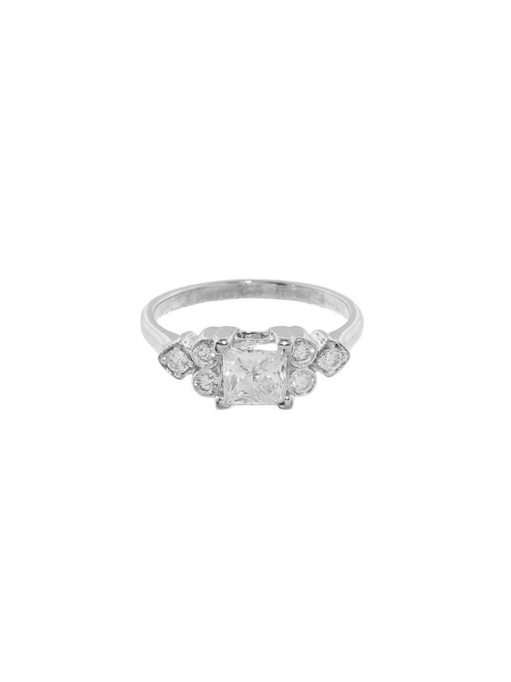 Sethi Couture Princess Cut Solitaire