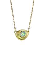 Ten Thousand Things Opal Drop Pendant - Yellow Gold