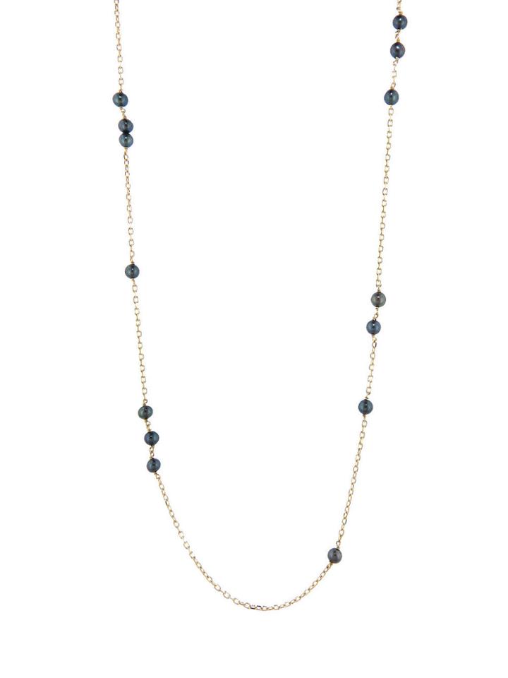 Ylang 23 Grey Pearl Sleeper Necklace