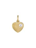 Irene Neuwirth Heart Pendant With Diamond - Yellow Gold