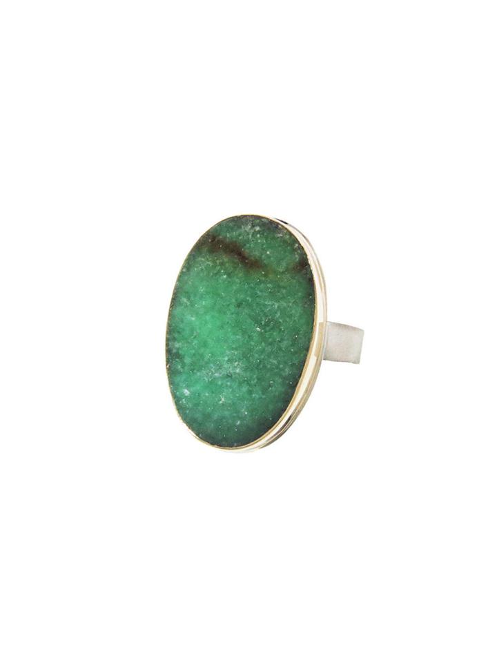 Jamie Joseph Large Oval Uvaroite Ring