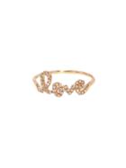 Sydney Evan Love Ring In Rose Gold With Diamonds