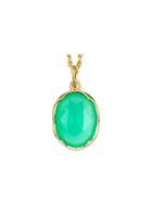 Irene Neuwirth Bright Oval Rose Cut Chrysoprase Charm