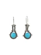 Ten Thousand Things Studded Turquoise Earrings - Sterling Silver