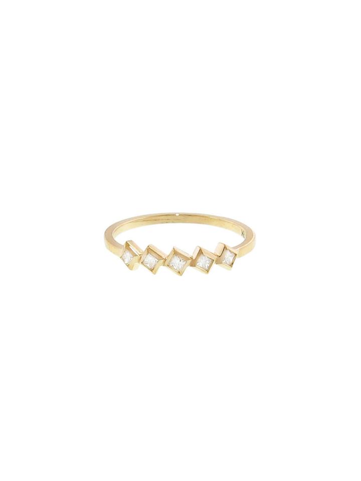 Ylang 23 Margo Ring With Diamonds - Yellow Gold