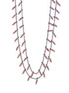 Ten Thousand Things Double Strand Coral Necklace