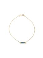 Jennifer Meyer Opal Inlay Bar Bracelet - Yellow Gold