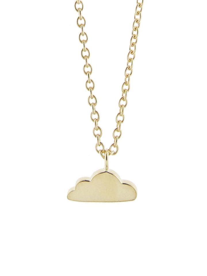 Finn Minor Obsessions Cloud Necklace - Yellow Gold