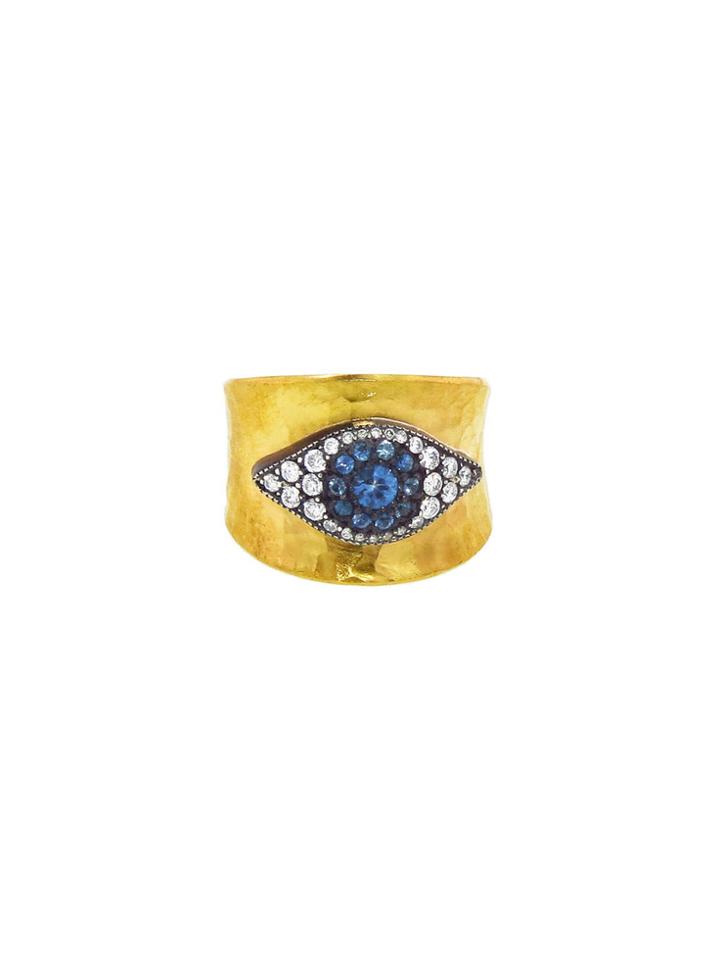 Arman Blue Sapphire Evil Eye Ring