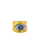 Arman Blue Sapphire Evil Eye Ring