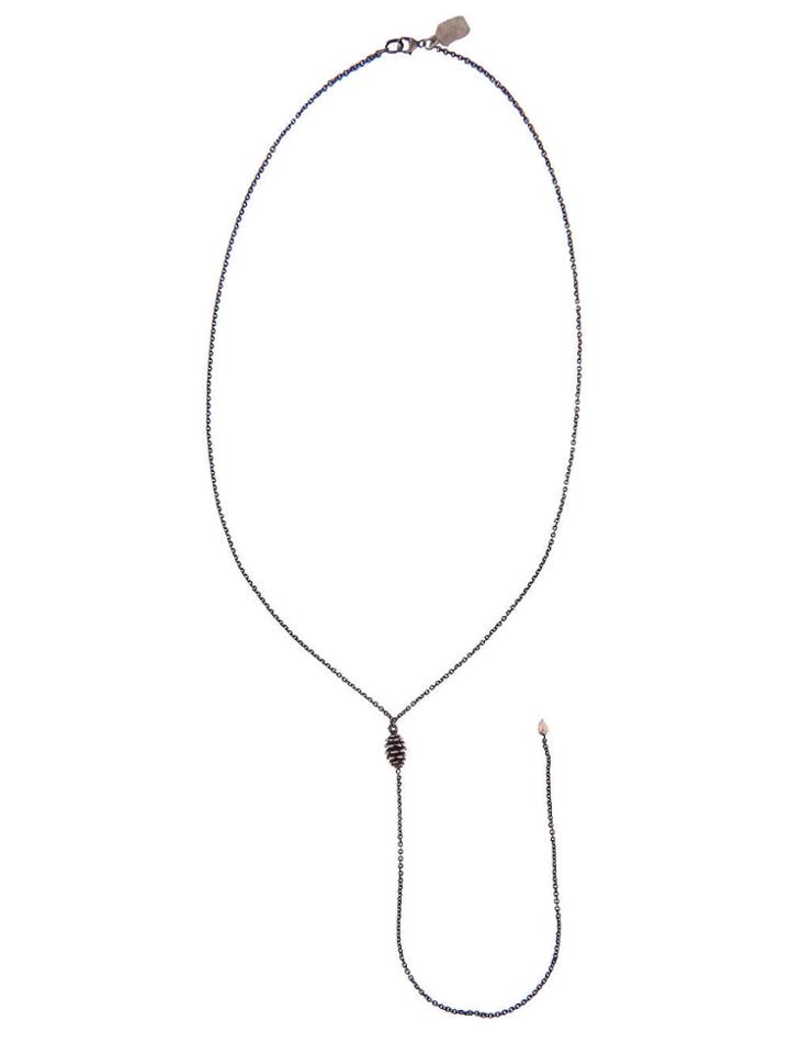 Workhorse Pinecone Lariat Necklace