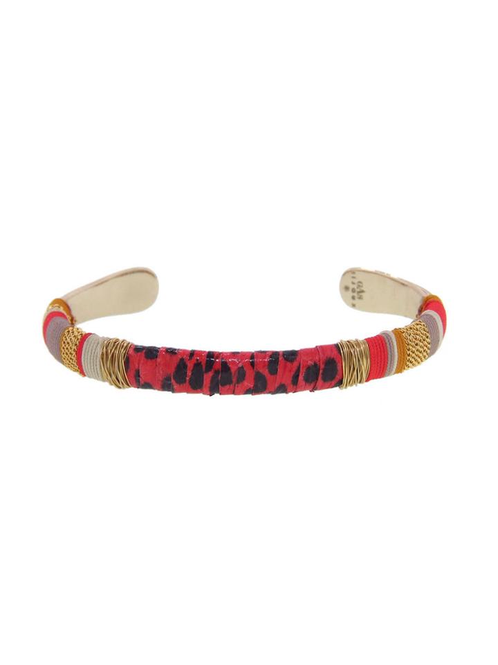 Gas Bijoux Red Python Massai Cuff