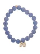 Sydney Evan Diamond Box In Iolite Bracelet
