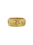 Cathy Waterman Applique Cherry Band - 22 Karat Gold