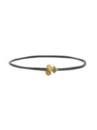 Todd Reed Thin Bangle With Raw Diamond Cluster