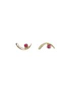 Wwake Arc Lineage Earrings - Ruby