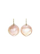 Annette Ferdinandsen Medium Rose Petal Earrings - Pink Mother Of Pearl