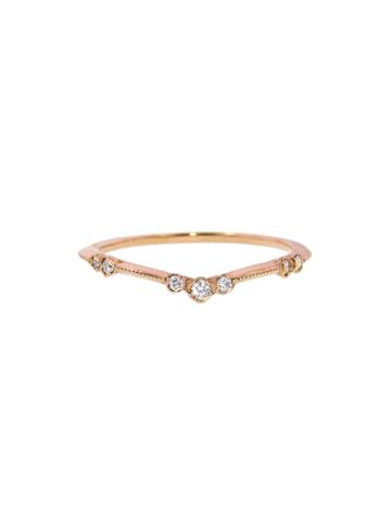 Kataoka Thin Diamond 'v' Ring