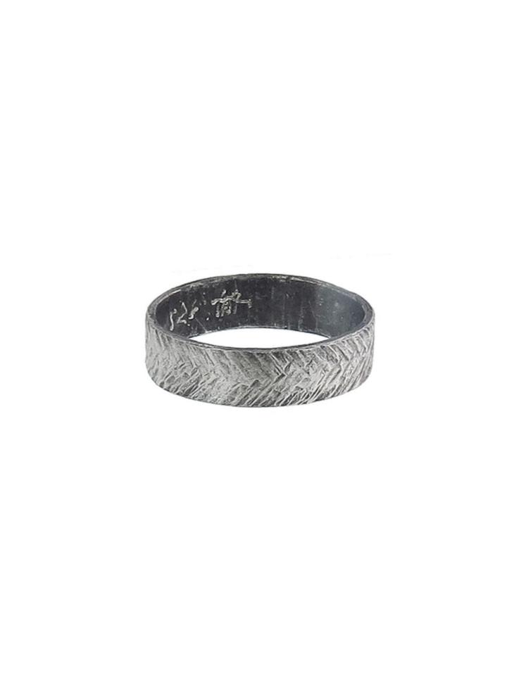 Himatsingka Herringbone Band - Sterling Silver