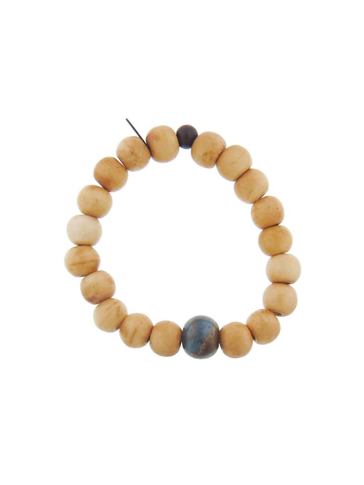 Catherine Michiels Bone Bead Bracelet With Ceramic Bead