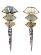 Nak Armstrong Mosaic Spike Earrings - Rose Gold