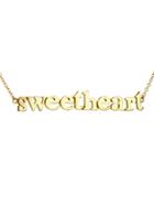Jennifer Meyer Sweetheart Statement Necklace - Yellow Gold