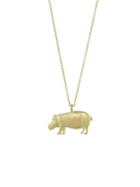 Ylang 23 Hippo Necklace - Yellow Gold