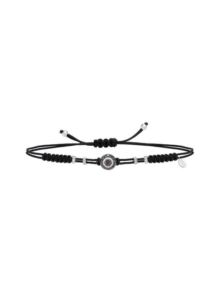 Pippo Perez Fatima Eye Cord Bracelet With Diamonds