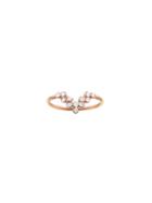 Yannis Sergakis Charni?res Midi Ring With Diamonds - Rose Gold