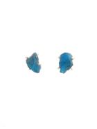 Melissa Joy Manning Blue Apatite Crystal Stud Earrings