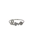 Sydney Evan Love Ring In Blackened White Gold With Diamonds
