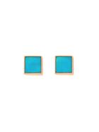 Ginette Ny Ever Turquoise Square Studs