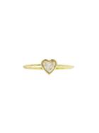 Jennifer Meyer Heart Shaped Diamond Ring