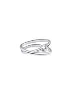 Maison Margiela Twisted Ring With Diamond Solitaire - 0.5 Carats