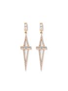 Monique Péan Baguette And Pav? White Diamond Earrings