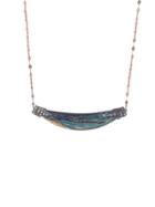 Royal Nomad Abalone Shell Pendant With Diamonds