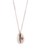 Pascale Monvoisin Cauri Necklace With Opal