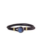 Jamie Joseph Leather Cord Bracelet - Rainbow Moonstone