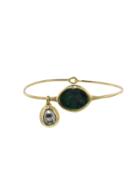Ten Thousand Things Emerald And Tahitian Pearl Charm Bangle