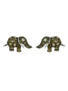 Pippo Perez Medium Brown Diamond Elephant Studs - White Gold