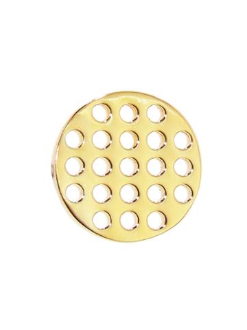 Jennifer Fisher Small Button Earring - Yellow Gold