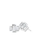 Finn Triple Baguette Studs