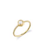 Irene Neuwirth Rose Cut Diamond Stacking Ring - Yellow Gold